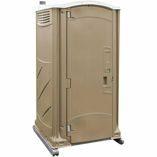 Satellite Maxim 3000 2464A Sand Premium Portable Restroom - Assembled 6212464A